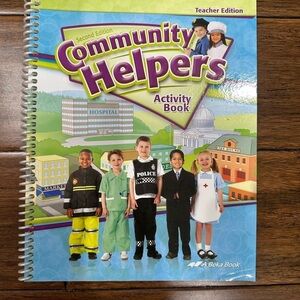 Abeka Community Helpers Activity Book for Kids - Teachers Edition